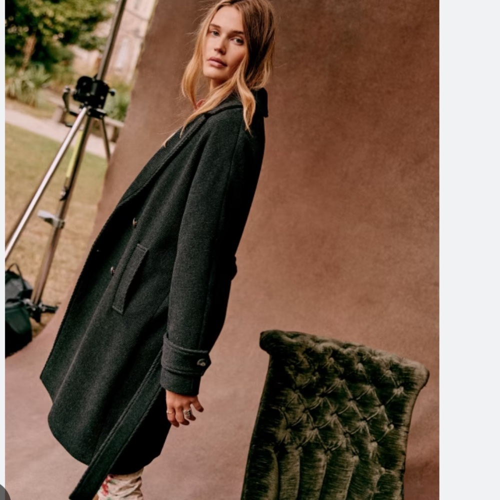 Sezane Oscar Coat in Grey